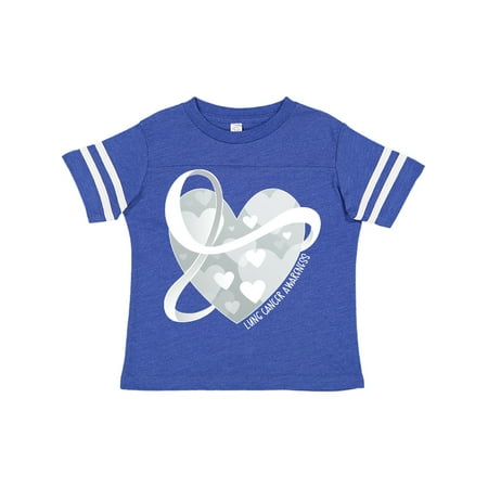Inktastic Lung Cancer Awareness White Ribbon Around Heart Gift Toddler Boy or Toddler Girl T-Shirt
Inktastic Lung Cancer Awareness White Ribbon Around Heart Gift Toddler Boy or Toddler Girl T-Shirt