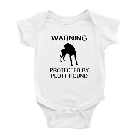 Warning: Protected by A Plott Hound Dog Funny Baby Rompers Infant Clothes (White 3-6 Months)
Warning: Protected by A Plott Hound Dog Funny Baby Rompers Infant Clothes (White 3-6 Months)