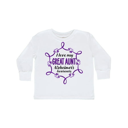 Inktastic I Love My Great Aunt Alzheimer s Awareness with Purple Heart Gift Toddler Boy or Toddler Girl Long Sleeve T-Shirt
Inktastic I Love My Great Aunt Alzheimer s Awareness with Purple Heart Gift Toddler Boy or Toddler Girl Long Sleeve T-Shirt
