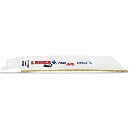 Lenox 21072624GR 6 24 TPI Reciprocating Saw Blades For Cutting Metal 5 Count