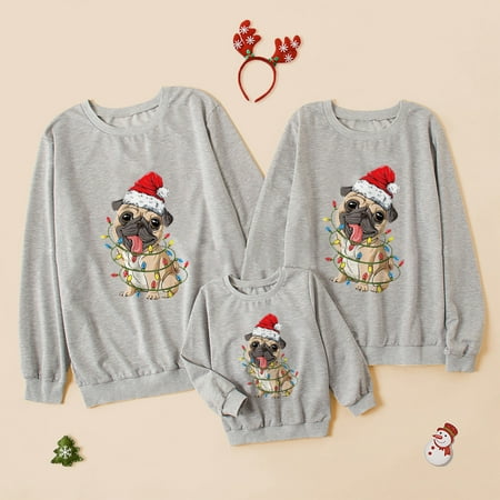 Dadaria Matching Family Christmas Pajamas Parent-child Attire Christmas Printed Long Sleeve O-Neck Shirts Tops Pullover Family Matching Kid Sweatshirts Black Gray White Kids 5 Years
Dadaria Matching Family Christmas Pajamas Parent-child Attire Christmas Printed Long Sleeve O-Neck Shirts Tops Pullover Family Matching Kid Sweatshirts Black Gray White Kids 5 Years