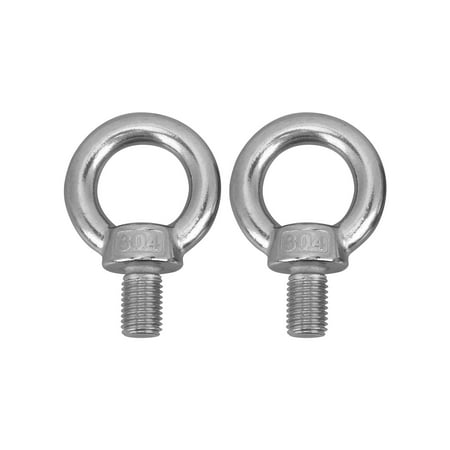 2Pcs Stainless Steel Lifting Ring Eye Bolt Heavy Duty Marine Grade Ring Screw BoltsM16
2Pcs Stainless Steel Lifting Ring Eye Bolt Heavy Duty Marine Grade Ring Screw BoltsM16