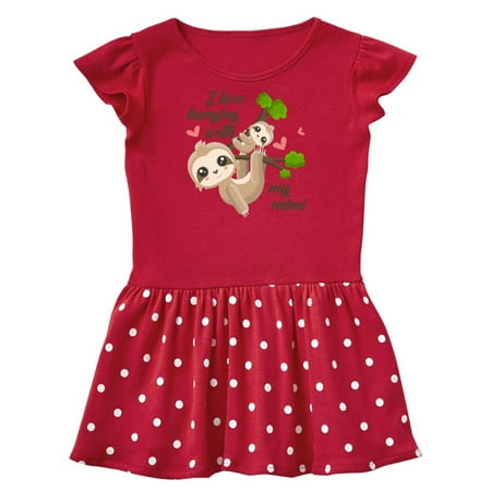 Inktastic Hanging With My Mimi Gift Baby Girl Dress