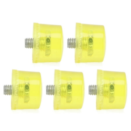 LYUMO 5Pcs Rubber Hammer Head Replacement M8x1 Soft Transparent Yellow Striking Tip Accessory Set Kit Rubber Hammer Head Hammer Head Replacement
LYUMO 5Pcs Rubber Hammer Head Replacement M8x1 Soft Transparent Yellow Striking Tip Accessory Set Kit Rubber Hammer Head Hammer Head Replacement