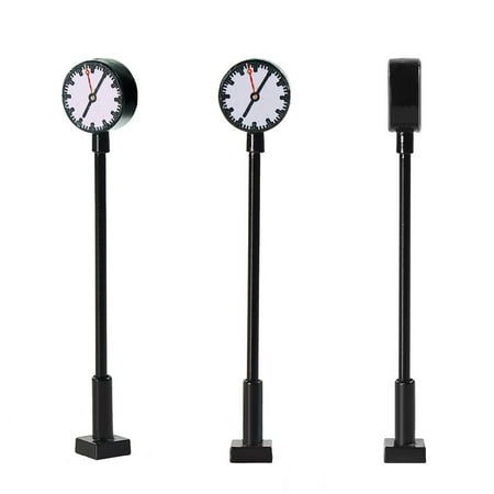 SUNFEX 3Pcs N Gauge Station Clock Simple Finished Model Model Lamp Light Bonsai Decor
SUNFEX 3Pcs N Gauge Station Clock Simple Finished Model Model Lamp Light Bonsai Decor