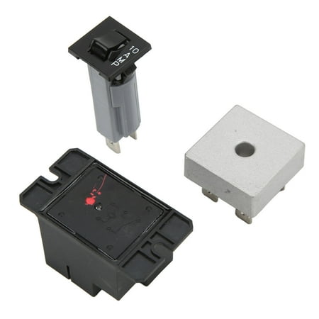 Relay Rectifier Circuit Breaker Kit Long Durability Metal Alloy Battery Charger Repair Kit Antirust Replacement For Club Car Power Drive2 22110 17930 For Auto
Relay Rectifier Circuit Breaker Kit Long Durability Metal Alloy Battery Charger Repair Kit Antirust Replacement For Club Car Power Drive2 22110 17930 For Auto