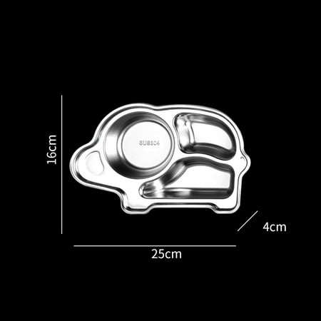 RuiKe Stainless Steel Divided Plate Cartoon Shaped Separate Dinning Food Tray Dishwasher Safe Kids Dinnerware for Lunch Dinner New
RuiKe Stainless Steel Divided Plate Cartoon Shaped Separate Dinning Food Tray Dishwasher Safe Kids Dinnerware for Lunch Dinner New