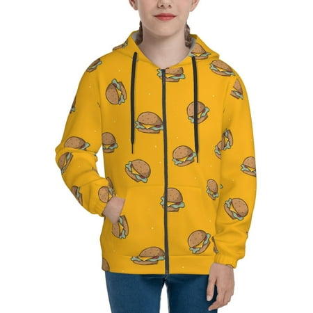 Hoodies for Teen Girls Boys Cute Hamburger Starry Sky Yellow Long Sleeve Youth Kids Essentials Zip Up Hoodie Lghtweight Fashion Hoodies & Sweatshirts Jacket Fall Winter Outfits Tops
Hoodies for Teen Girls Boys Cute Hamburger Starry Sky Yellow Long Sleeve Youth Kids Essentials Zip Up Hoodie Lghtweight Fashion Hoodies & Sweatshirts Jacket Fall Winter Outfits Tops