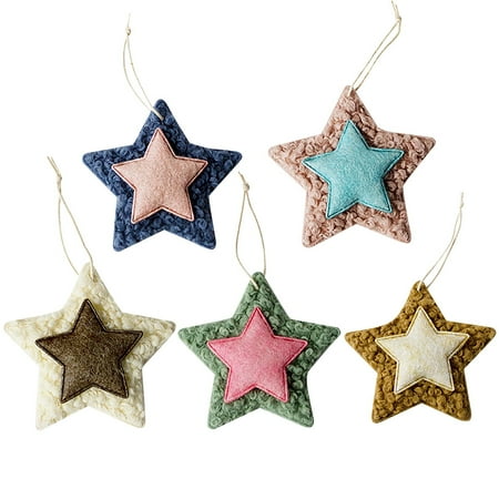 Christmas Decorations Christmas Tree Five Pointed Star Pendant Small Accessories Christmas Plush Doll Christmas Gift
Christmas Decorations Christmas Tree Five Pointed Star Pendant Small Accessories Christmas Plush Doll Christmas Gift