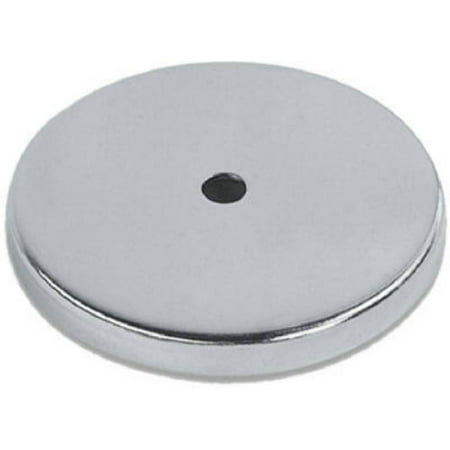 Master Magnetics 07223 Heavy Duty Round Magnetic Base Nickel Plated 3.19 Dia