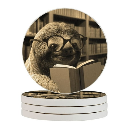Circular Drink Coasters Set Funny Sloth Beautiful Home Decor Diatomite Heat-Resistant Diatomite Protect Table Countertop
Circular Drink Coasters Set Funny Sloth Beautiful Home Decor Diatomite Heat-Resistant Diatomite Protect Table Countertop