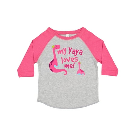 Inktastic My Yaya Loves Me Granddaughter Dinosaur Gift Toddler Toddler Girl T-Shirt
Inktastic My Yaya Loves Me Granddaughter Dinosaur Gift Toddler Toddler Girl T-Shirt