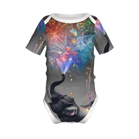 Junzan Elephant Fireworks Celebration Print Short-Sleeve Baby Climbing Clothes Bodysuits for Infant One-Piece for Baby Boys & Girls Baby Clothes Baby Romper with Snap Closure-18 Months
Junzan Elephant Fireworks Celebration Print Short-Sleeve Baby Climbing Clothes Bodysuits for Infant One-Piece for Baby Boys & Girls Baby Clothes Baby Romper with Snap Closure-18 Months