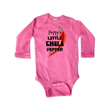 Inktastic Poppy s Little Chili Pepper Gift Baby Boy or Baby Girl Long Sleeve Bodysuit
Inktastic Poppy s Little Chili Pepper Gift Baby Boy or Baby Girl Long Sleeve Bodysuit