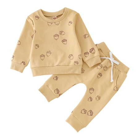 AIMAOMI Toddler Boys Winter Long Sleeve Cartoon Chinese Chestnut Prints Tops Pants 2PCS Outfits Clothes Set For Babys Clothes H
AIMAOMI Toddler Boys Winter Long Sleeve Cartoon Chinese Chestnut Prints Tops Pants 2PCS Outfits Clothes Set For Babys Clothes H