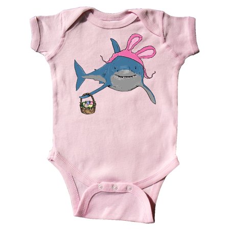 Inktastic Easter Bunny Shark Hunt Gift Baby Boy or Baby Girl Bodysuit