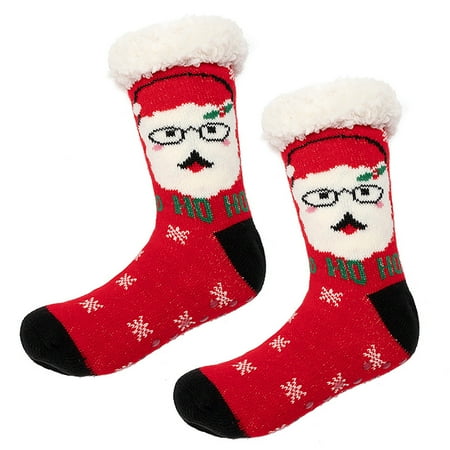 Foraging dimple Christmas Women Cotton Socks Print Thicker Floor Socks Carpet Socks Red
Foraging dimple Christmas Women Cotton Socks Print Thicker Floor Socks Carpet Socks Red
