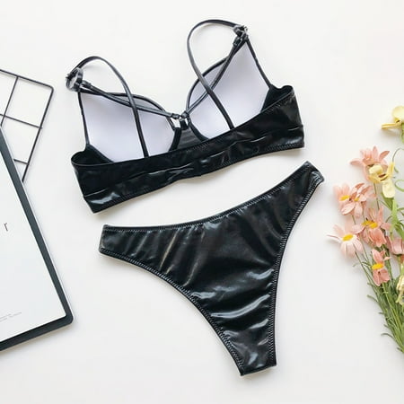 Cathalem Swim Suits Womens Two Piece Shorts Two Bikini Bra Piece Solid Swimsuit Filled Women s Swimwear Bathing Suit with Shorts Underwear Black Large
Cathalem Swim Suits Womens Two Piece Shorts Two Bikini Bra Piece Solid Swimsuit Filled Women s Swimwear Bathing Suit with Shorts Underwear Black Large
