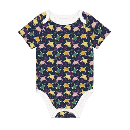 Matuu Turtle for Baby Short-Sleeve Bodysuit Soft Cotton Comfortable and Breathable Perfect for Newborns and Infants
Matuu Turtle for Baby Short-Sleeve Bodysuit Soft Cotton Comfortable and Breathable Perfect for Newborns and Infants