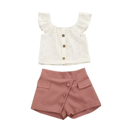 Fesfesfes Toddler Baby Girl Solid Color Sling Hollow Out Ruffle Comfortable Tow-piece Suit
Fesfesfes Toddler Baby Girl Solid Color Sling Hollow Out Ruffle Comfortable Tow-piece Suit