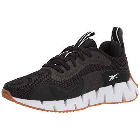 Reebok mens Zig Dynamica Sneaker Black/White/Gum 11.5 US