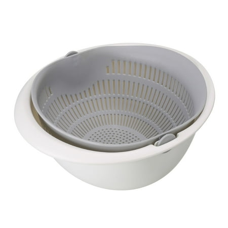 Kitchen Plastic Vegetable Washing Basket Double Layer Fruit Plate Vegetable Basket Multifunctional Storage Basket
Kitchen Plastic Vegetable Washing Basket Double Layer Fruit Plate Vegetable Basket Multifunctional Storage Basket