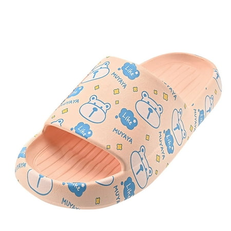 Youmylove Women Slide Slippers Fashion Summer Flat Bottom Non-Slip Indoor Home Bathroom Cartoon Bear Pattern Open Toe Slip On Comfortable Comfort Cozy Leisure Daily Walking
Youmylove Women Slide Slippers Fashion Summer Flat Bottom Non-Slip Indoor Home Bathroom Cartoon Bear Pattern Open Toe Slip On Comfortable Comfort Cozy Leisure Daily Walking