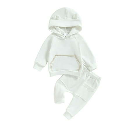 Thaisu Infant Baby Fall 2PCS Clothes Rabbit Ear Long Sleeve Hoodies Elastic Waist Pants Set Winter Outfit
Thaisu Infant Baby Fall 2PCS Clothes Rabbit Ear Long Sleeve Hoodies Elastic Waist Pants Set Winter Outfit