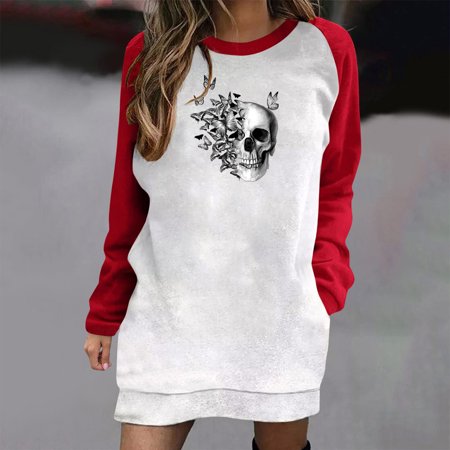 Aueoeo Elegant Dresses for Women With Sleeves Fall Clothes for Women 2022 Women s Fashion Printed Long Sleeve Pocket Round-Neck Pullover Dress
Aueoeo Elegant Dresses for Women With Sleeves Fall Clothes for Women 2022 Women s Fashion Printed Long Sleeve Pocket Round-Neck Pullover Dress