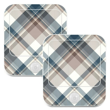 Retro Plaid LED Motion Sensor Night Light Plug into Wall 2 Pack Auto Dusk to Dawn Adjustable
Retro Plaid LED Motion Sensor Night Light Plug into Wall 2 Pack Auto Dusk to Dawn Adjustable