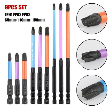 BAMILL Magnetic Special Slotted Cross Screwdriver Bit forElectrician FPH1 FPH2 65-150mm
BAMILL Magnetic Special Slotted Cross Screwdriver Bit forElectrician FPH1 FPH2 65-150mm