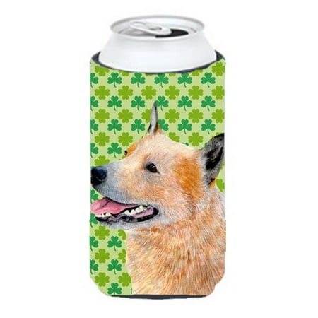 Australian Cattle Dog St. Patricks Day Shamrock Tall Boy bottle sleeve Hugger