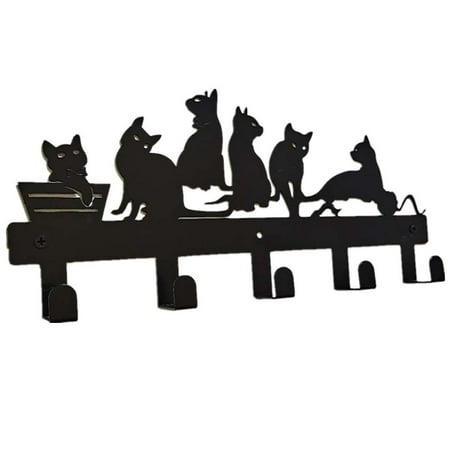 Kitten Coat Rack Wall Mounted Key Hooks Metal Coat Hook for Bathroom Entryway
Kitten Coat Rack Wall Mounted Key Hooks Metal Coat Hook for Bathroom Entryway
