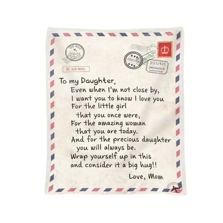 HlloweenTo My Daughter Warm Gift Blanket Letter Blanket Christmas Holiday Birthday Gift Envelope Blanket For Daughter White Gift Birthday
HlloweenTo My Daughter Warm Gift Blanket Letter Blanket Christmas Holiday Birthday Gift Envelope Blanket For Daughter White Gift Birthday