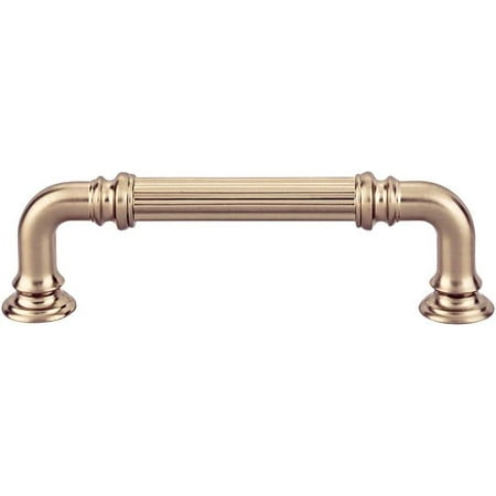 Top Knobs - TK322HB - Reeded Pull 3 3/4 - Honey Bronze - Chareau Collection
