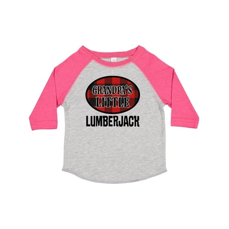 Inktastic Grandpa Little Lumberjack Gift Toddler Boy Girl T-Shirt