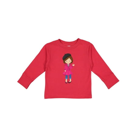 Inktastic Fashion Girl French Girl Brown Hair Beret Gift Toddler Toddler Girl Long Sleeve T-Shirt
Inktastic Fashion Girl French Girl Brown Hair Beret Gift Toddler Toddler Girl Long Sleeve T-Shirt