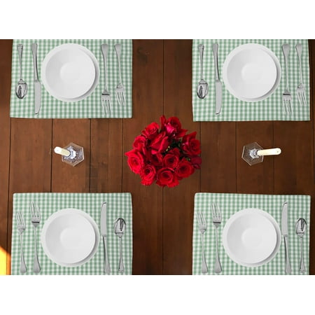 Very Small Gingham 1/8th Inch Checkered Cotton Dinner Table Placemats Holiday Home Decoration 13 x 19 (Pack of 4)
Very Small Gingham 1/8th Inch Checkered Cotton Dinner Table Placemats Holiday Home Decoration 13 x 19 (Pack of 4)