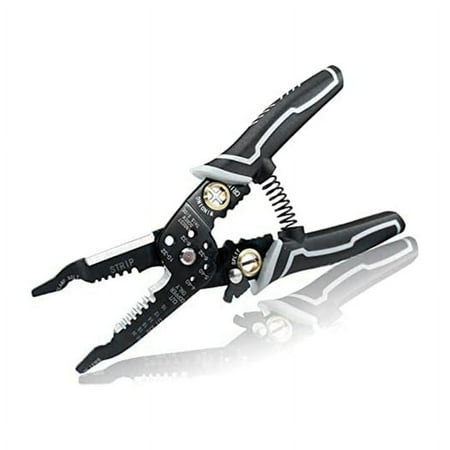 9 in 1 Wire Stripper Tool 8inch Wire Cutting Tool for Wire Stripping Cutting with Wire Splitting and Winding Function
9 in 1 Wire Stripper Tool 8inch Wire Cutting Tool for Wire Stripping Cutting with Wire Splitting and Winding Function