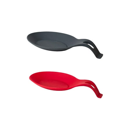 2pcs Silicone Spoon Rests Kitchen Utensil Holder Heat Resistance Spoon Rack Spoon Pad for Home Restaurant (Red and Black)
2pcs Silicone Spoon Rests Kitchen Utensil Holder Heat Resistance Spoon Rack Spoon Pad for Home Restaurant (Red and Black)