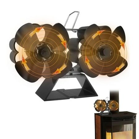 Laideyi Fireplace Fan Heat Powered 8 Blade Low Noise Pellet Stove Fan Thermal Operation Wood Stove Accessories Quiet Operation Circulating Warm Air For Stove designer
Laideyi Fireplace Fan Heat Powered 8 Blade Low Noise Pellet Stove Fan Thermal Operation Wood Stove Accessories Quiet Operation Circulating Warm Air For Stove designer