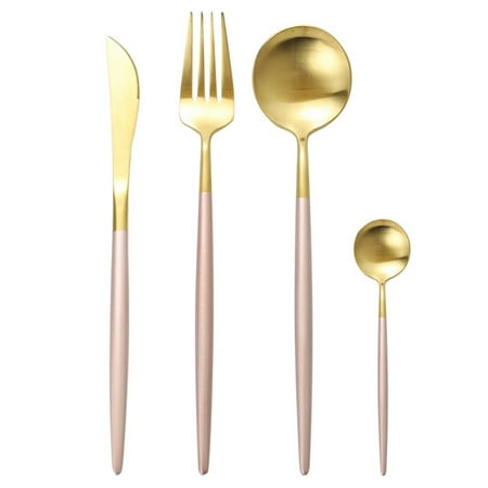 HXAZGSJA Stainless Steel Flatware Set Including Fork Spoons Knives Tableware Home Bar(Pink) 
HXAZGSJA Stainless Steel Flatware Set Including Fork Spoons Knives Tableware Home Bar(Pink)