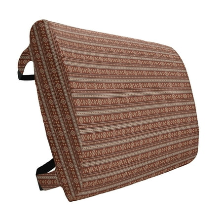 Afghan Lumbar Pillow Timeless Rhombuses with Stripes Pattern in Earthy Colors Classical Motifs Design Soft Back Cushion for Office Chairs with Adjustable Straps 14 x 13 Multicolor by Ambesonne
Afghan Lumbar Pillow Timeless Rhombuses with Stripes Pattern in Earthy Colors Classical Motifs Design Soft Back Cushion for Office Chairs with Adjustable Straps 14 x 13 Multicolor by Ambesonne