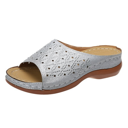 Womens Sandals Women S Sandals Shoes Wedges Flip Flops Fashion Buckle Strap Sandals Summer Shoes for Women Women S Sandals Pu Silver 41
Womens Sandals Women S Sandals Shoes Wedges Flip Flops Fashion Buckle Strap Sandals Summer Shoes for Women Women S Sandals Pu Silver 41