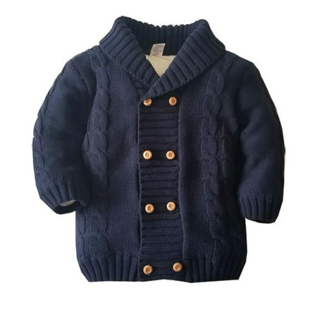 Chenyin Baby Kids Fleece Sweater Jackets for Boys Girls Long Sleeve Double-Breasted Padded Sweater Fall Winter Cotton Knit Sweater Coats Outerwear 1-6 Years Old
Chenyin Baby Kids Fleece Sweater Jackets for Boys Girls Long Sleeve Double-Breasted Padded Sweater Fall Winter Cotton Knit Sweater Coats Outerwear 1-6 Years Old