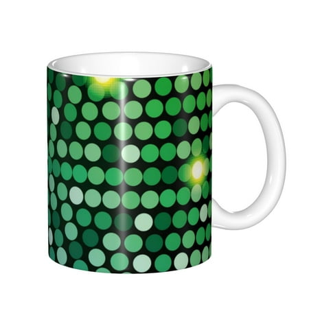 Zeuib Green Disco Lights Ceramic Coffee Mug with Large Handle,Modern Reactive Glaze Dishwasher & Microwave Safe – Perfect for Home Office Café Gift-Ready
Zeuib Green Disco Lights Ceramic Coffee Mug with Large Handle,Modern Reactive Glaze Dishwasher & Microwave Safe – Perfect for Home Office Café Gift-Ready