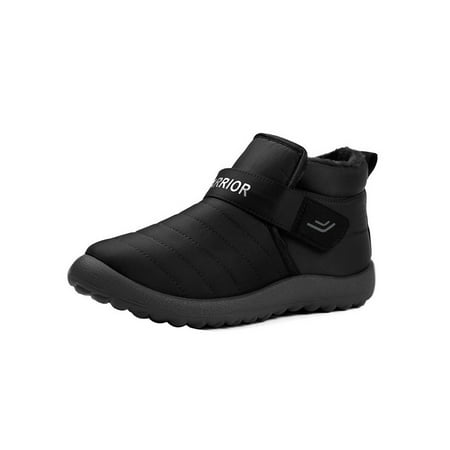 Fangasis Men Snow Boots Slip On Warm Booties Plush Lined Winter Boot Mens Shoes Walking Non-Slip Faux Fur Ankle Bootie Black 8
Fangasis Men Snow Boots Slip On Warm Booties Plush Lined Winter Boot Mens Shoes Walking Non-Slip Faux Fur Ankle Bootie Black 8