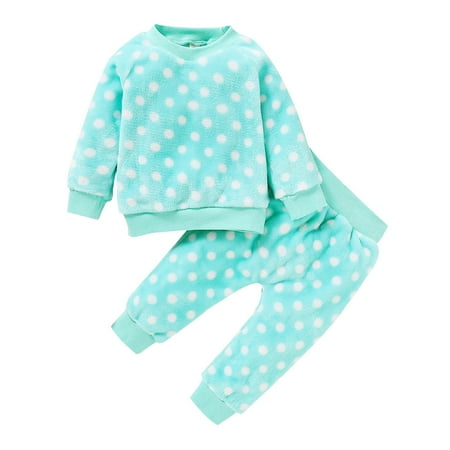 Toddler Boys and Girls Autumn and Winter Fleece Long Sleeved Trousers Sports Suit Fashion Polka Dot Printing Round Neck Pullover Trousers Two-piece Children s Winter Warm Flannel Casual Suit
Toddler Boys and Girls Autumn and Winter Fleece Long Sleeved Trousers Sports Suit Fashion Polka Dot Printing Round Neck Pullover Trousers Two-piece Children s Winter Warm Flannel Casual Suit