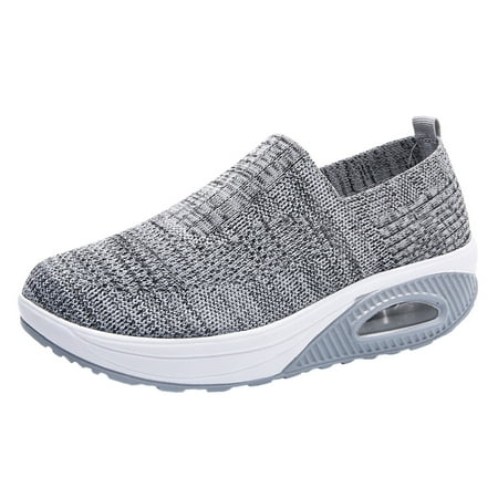 NOKIO Running Shoes Womens Lightweight Fashion Sport Sneakers Casual Walking Athletic Non Slip Shoes Thick Bottom Fly Woven Mesh Breathable Slip On Light Comfortable Shoes
NOKIO Running Shoes Womens Lightweight Fashion Sport Sneakers Casual Walking Athletic Non Slip Shoes Thick Bottom Fly Woven Mesh Breathable Slip On Light Comfortable Shoes