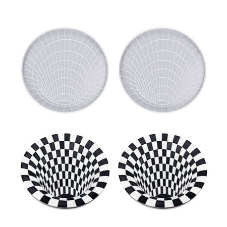 2PCS 3D Vision Spiral Trap Crystal Coaster Silicone Mold DIY Coffee Mat Tea Coaster Mold Cups Mats
2PCS 3D Vision Spiral Trap Crystal Coaster Silicone Mold DIY Coffee Mat Tea Coaster Mold Cups Mats